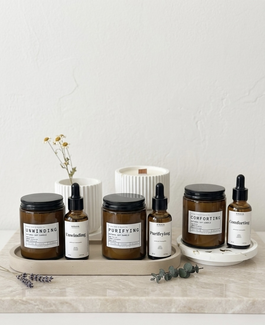 Purifying Candle + Purifying Fragrance Oil Set - Image 3