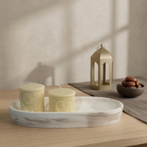Boat‑Style Candle Dish