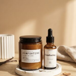 Comforting Candle + Comforting Fragrance Oil Set