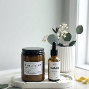 Purifying Candle + Purifying Fragrance Oil Set
